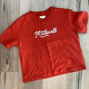 NWOT Madewell cropped boxy tee